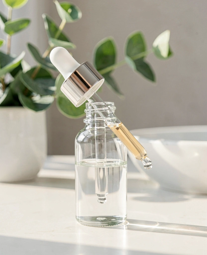 Premium facial serum routine